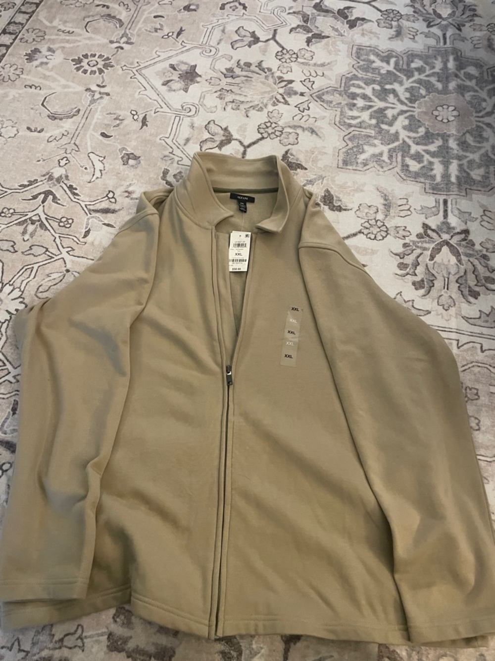 Alfani Men's Full-Zip Jacket in Khaki